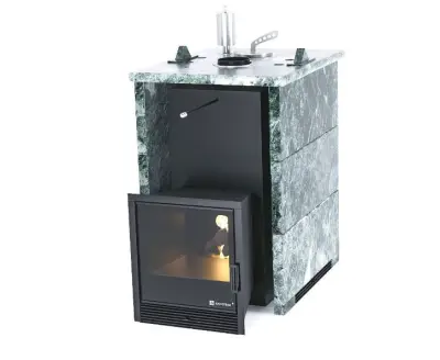 Фото Печь «Анапа» в трехстороннем кожухе  Змеевик в магазине Woodson