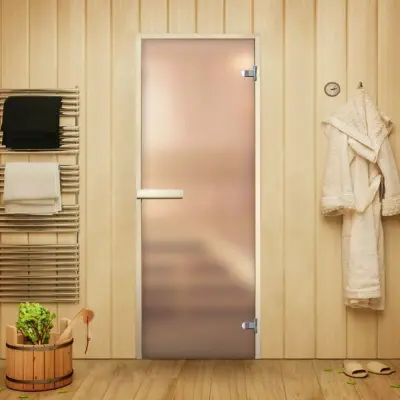 Дверь Элит Белая Матовая 1900*700 (3п,8мм) L, без порога