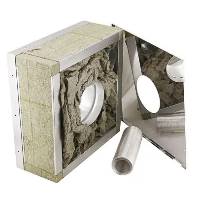 Вентилируемый потолочно-проходной узел Кубасту (с отверстием по центру ф200)