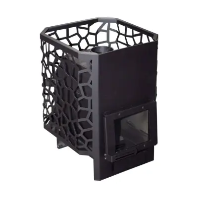 Фото Печь для бани РАДА 8 18 S (СЕТКА), без дверцы в магазине Woodson Фото Печь для бани РАДА 8 18 S (СЕТКА), без дверцы в магазине Woodson