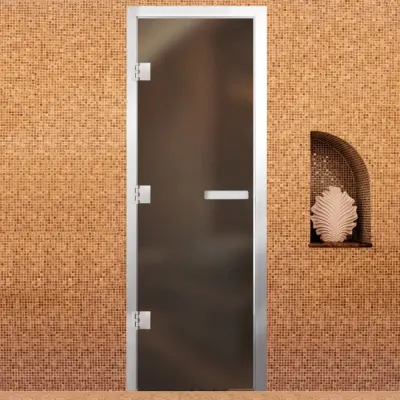 Дверь Престиж 60G Бронза Matelux 1900*700 L, без порога