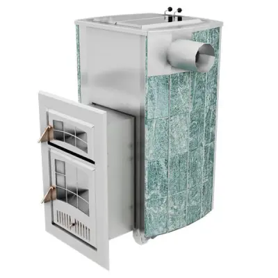 Фото Печь Чародейка М Русский пар (змеевик) в магазине Woodson Фото Печь Чародейка М Русский пар (змеевик) в магазине Woodson