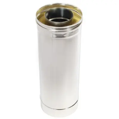 Фото Труба Термо L 500 ТТ-Р 304-0.8/304 D115/210* с хомутом  Фото Труба Термо L 500 ТТ-Р 304-0.8/304 D115/210* с хомутом