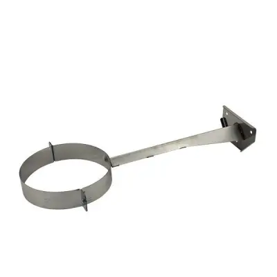 Телескопический стеновой кронштейн — 220 — L-400(200) - 680 мм — нерж 1,5 мм Телескопический стеновой кронштейн — 220 — L-400(200) - 680 мм — нерж 1,5 мм