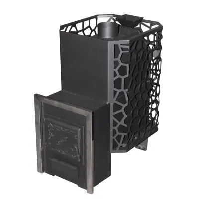 Фото Печь Сталь Мастер РАДА 6 XXL, закрытая каменка, (СЕТКА) в магазине Woodson