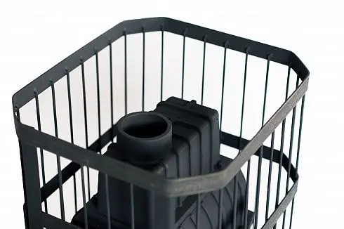 Фото Печь банная чугунная "Сибирь-22". Панорамная дверца (Сетка) в магазине Woodson