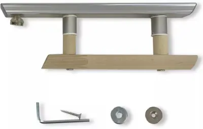 Комплект ручек комбо (алюм.+дерево) Комплект ручек комбо (алюм.+дерево)