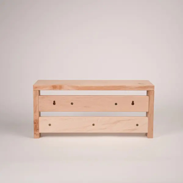 Полка Левада Д5, ольха, 2 ряда