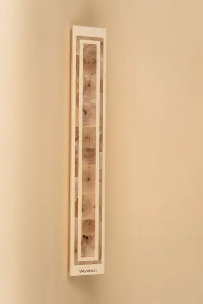 Светильник Woodson Фиджи линия, угловой со светодиодной лентой, Липа (24V)