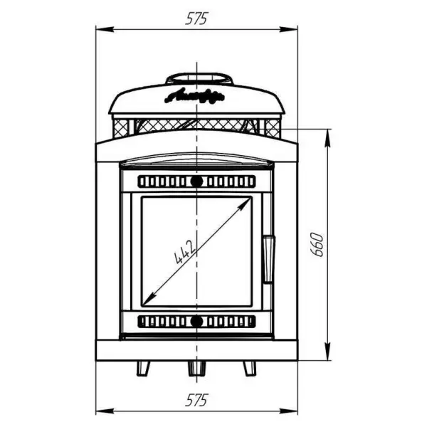 Фото Печь банная "Атмосфера L" комбинированная сетка-ламель "Змеевик" наборный в магазине Woodson Фото Печь банная "Атмосфера L" комбинированная сетка-ламель "Змеевик" наборный в магазине Woodson