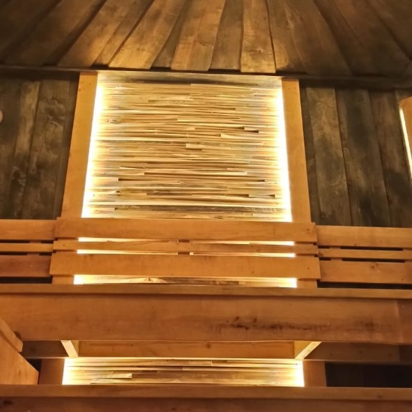 Панно "Рваное Дерево" Липа без коры