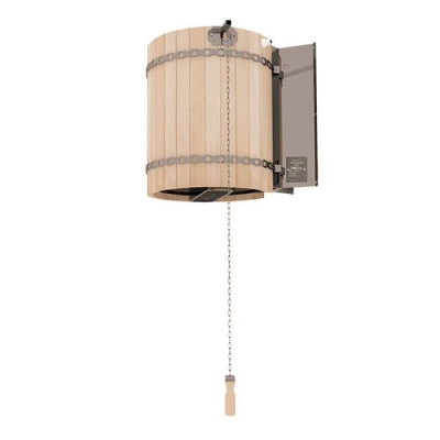 Обливное устройство для бани "Ливень" ПРО (+ деревянное обрамление "сосна") Обливное устройство для бани "Ливень" ПРО (+ деревянное обрамление "сосна")