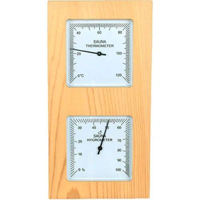 TH-31R SQUARE термогигрометр ОЧКИ квадрат (канадский кедр)