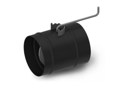 Фото Шибер ТМФ d120, 1.5мм 08ПС антрацит прямой  Фото Шибер ТМФ d120, 1.5мм 08ПС антрацит прямой