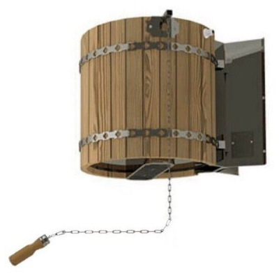 Обливное устройство для бани "Ливень" мини (+ деревянное обрамление "ТЕРМО") Обливное устройство для бани "Ливень" мини (+ деревянное обрамление "ТЕРМО")