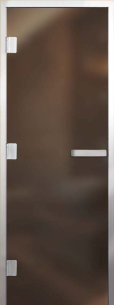 Дверь Хамам Элит бронза MATELUX 2000*800, R