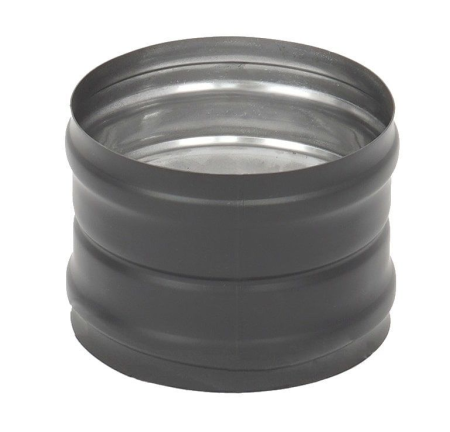 Фото Дымоход ТиС выход через КРЫШУ (термоэмаль-чёрная) 