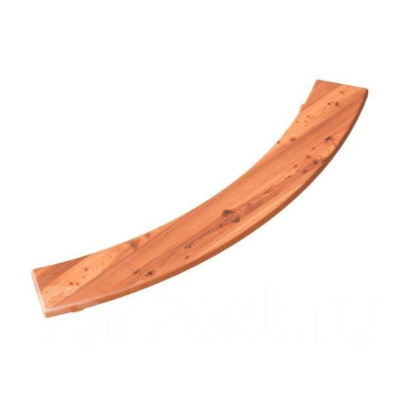 Полка радиусная термососна темная 