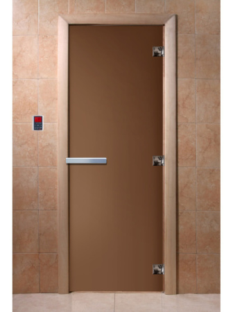 Дверь DoorWood "Бронза матовая" 1900*700 (Ольха 3п, 8мм)