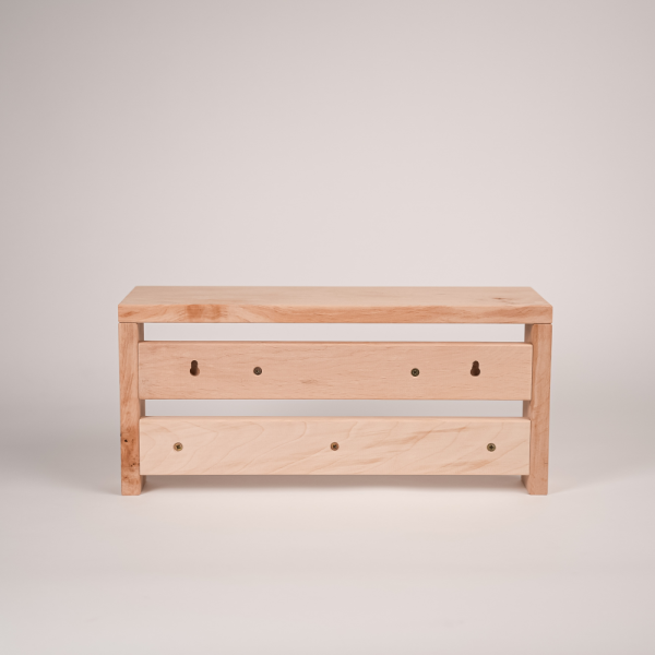 Полка Левада Д5, ольха, 2 ряда