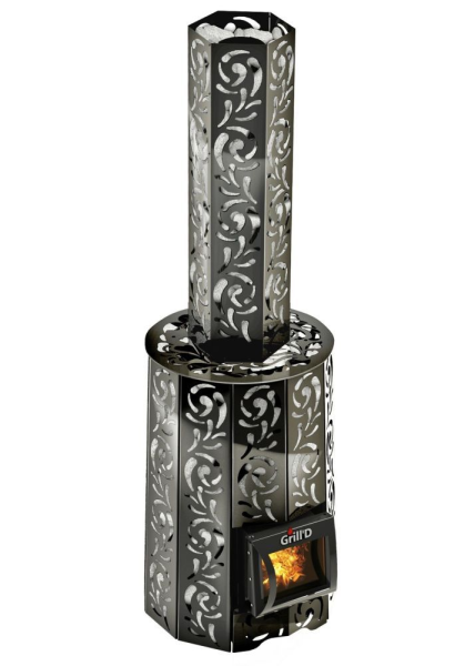 Фото Дровяная банная печь Grill'D Violet Short в магазине Woodson Фото Дровяная банная печь Grill'D Violet Short в магазине Woodson