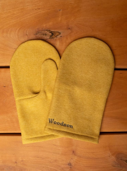 Рукавицы для парения Woodson, цвет горчичный