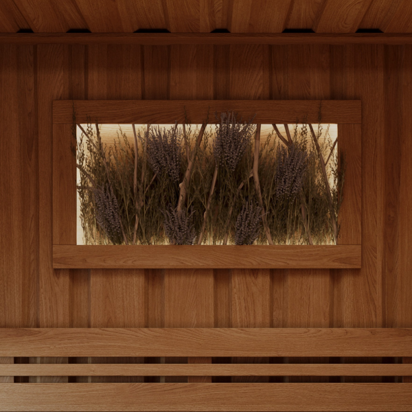 Панно "Травы" с пазом под ленту, наличник Липа