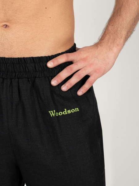 Шорты банщика Woodson, чёрный лён (46-48) Шорты банщика Woodson, чёрный лён (46-48)