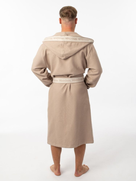 Халат вафельный Woodson, creamy (50)