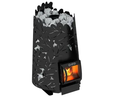 Фото Дровяная банная печь Grill'D Dubravo 180 Short (дверца со стеклом) в магазине Woodson Фото Дровяная банная печь Grill'D Dubravo 180 Short (дверца со стеклом) в магазине Woodson