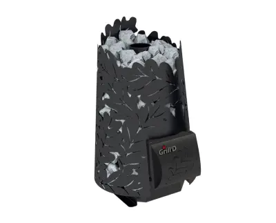 Фото Дровяная банная печь Grill'D Dubravo Mini Short (дверца без стекла) в магазине Woodson