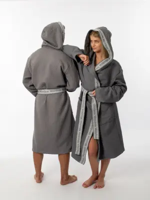 Халат вафельный Woodson, gray (46)